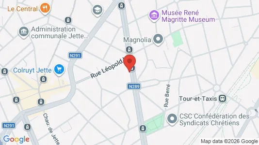 Apartments for rent i Brussels Jette - kort over placeringen