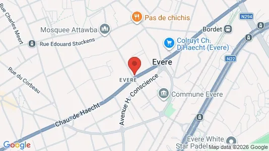 Apartments for rent i Brussels Evere - kort over placeringen