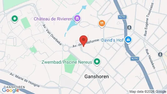 Apartments for rent i Brussels Ganshoren - kort over placeringen