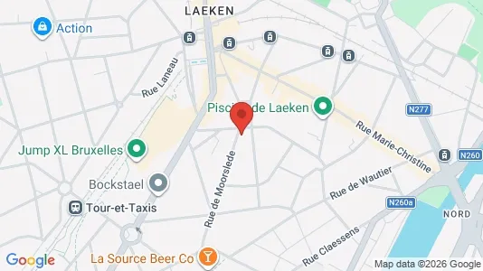 Apartments for rent i Stad Brussel - kort over placeringen