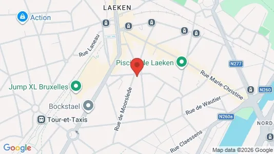Apartments for rent i Stad Brussel - kort over placeringen
