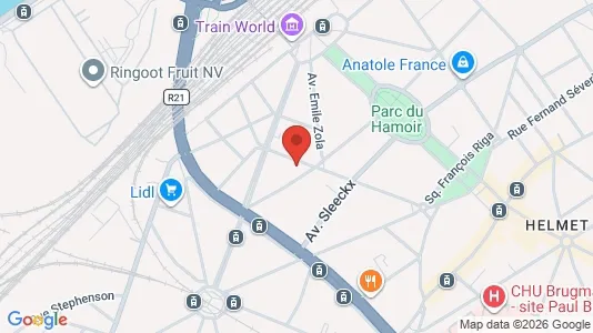 Apartments for rent i Brussels Schaarbeek - kort over placeringen