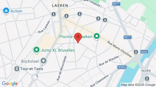 Apartments for rent i Stad Brussel - kort over placeringen