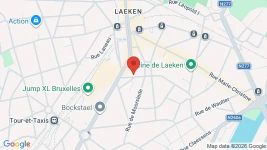 Apartments for rent i Stad Brussel - kort over placeringen