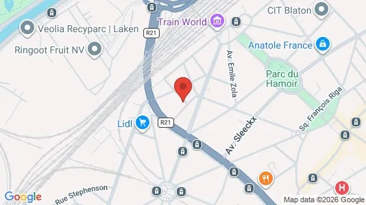 Apartments for rent i Brussels Schaarbeek - kort over placeringen