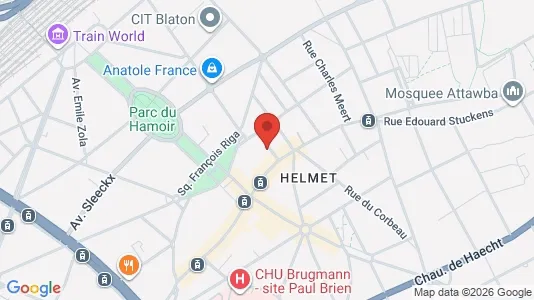Apartments for rent i Brussels Schaarbeek - kort over placeringen