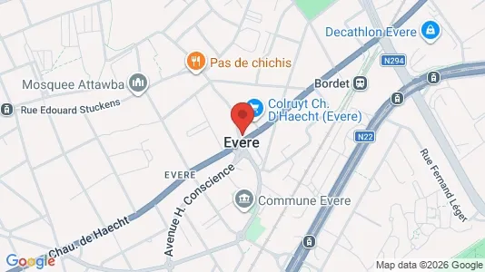 Apartments for rent i Brussels Evere - kort over placeringen