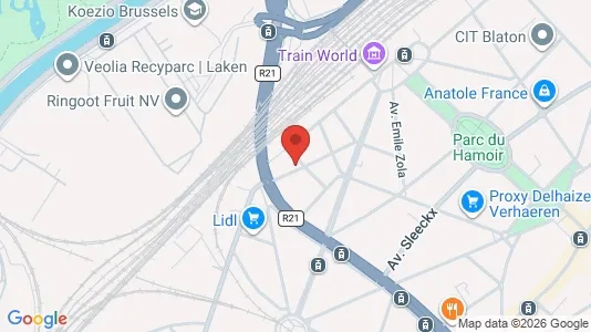 Apartments for rent i Brussels Schaarbeek - kort over placeringen