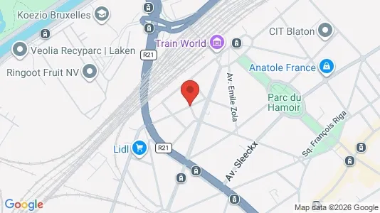 Apartments for rent i Brussels Schaarbeek - kort over placeringen