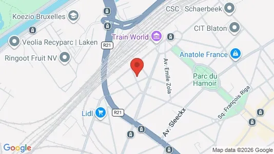 Apartments for rent i Brussels Schaarbeek - kort over placeringen