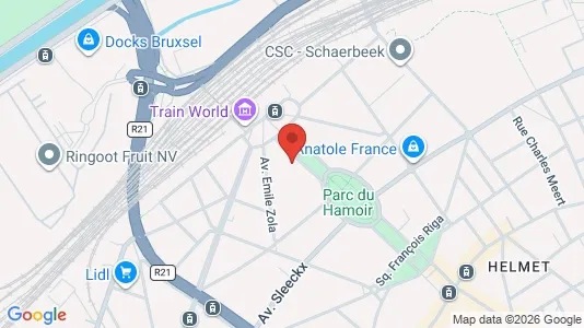 Apartments for rent i Brussels Schaarbeek - kort over placeringen