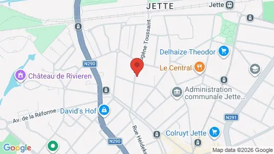 Apartments for rent i Brussels Jette - kort over placeringen