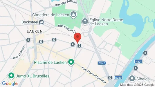 Apartments for rent i Stad Brussel - kort over placeringen