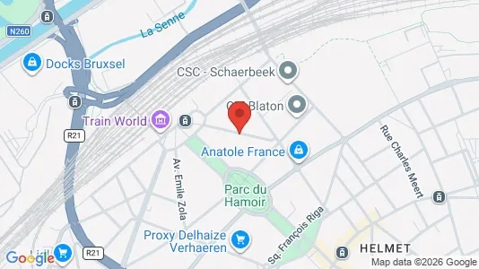 Apartments for rent i Brussels Schaarbeek - kort over placeringen