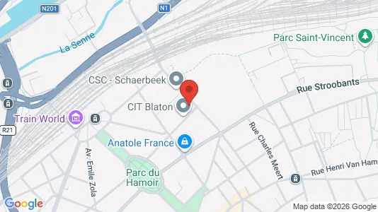 Apartments for rent i Brussels Schaarbeek - kort over placeringen