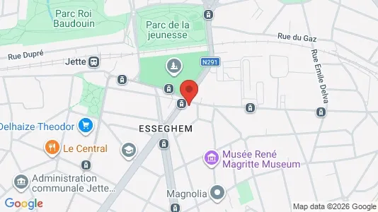 Apartments for rent i Brussels Jette - kort over placeringen