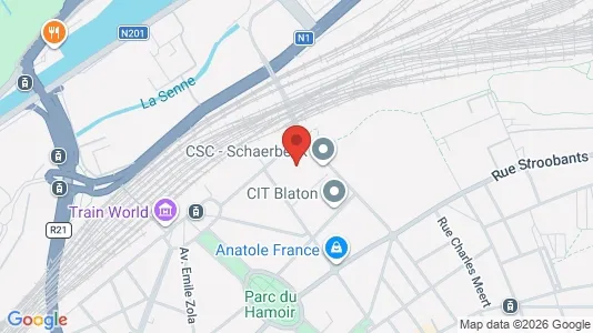 Apartments for rent i Brussels Schaarbeek - kort over placeringen