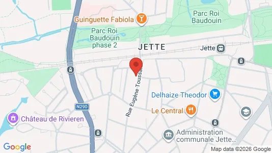 Apartments for rent i Brussels Jette - kort over placeringen