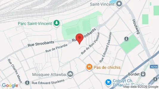 Apartments for rent i Brussels Evere - kort over placeringen