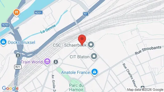 Apartments for rent i Stad Brussel - kort over placeringen