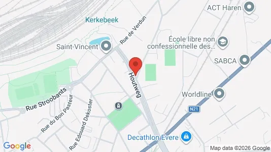 Apartments for rent i Stad Brussel - kort over placeringen