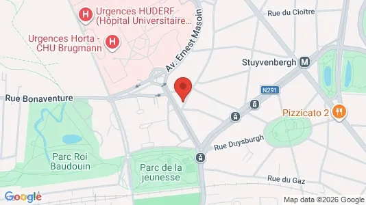 Apartments for rent i Brussels Jette - kort over placeringen