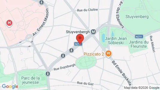 Apartments for rent i Stad Brussel - kort over placeringen