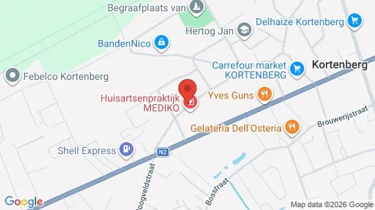 Apartments for rent i Kortenberg - kort over placeringen