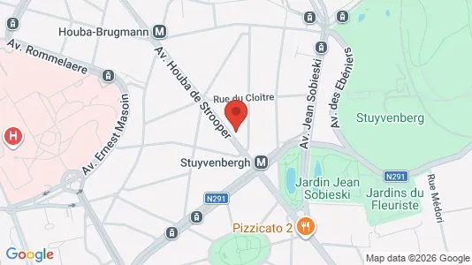 Apartments for rent i Stad Brussel - kort over placeringen
