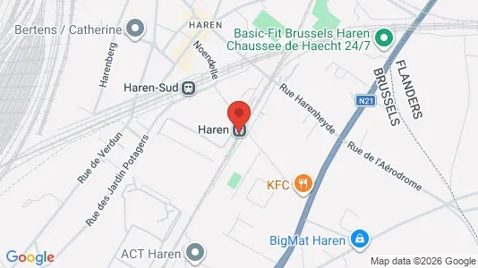 Apartments for rent i Stad Brussel - kort over placeringen