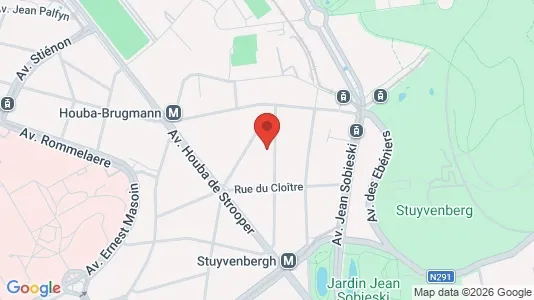 Apartments for rent i Stad Brussel - kort over placeringen