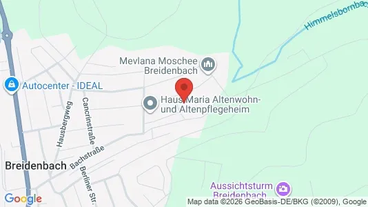 Apartments for rent i Marburg-Biedenkopf - kort over placeringen
