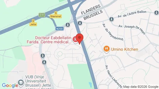 Apartments for rent i Brussels Jette - kort over placeringen