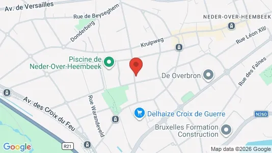 Apartments for rent i Stad Brussel - kort over placeringen