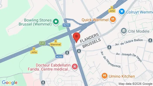 Apartments for rent i Wemmel - kort over placeringen