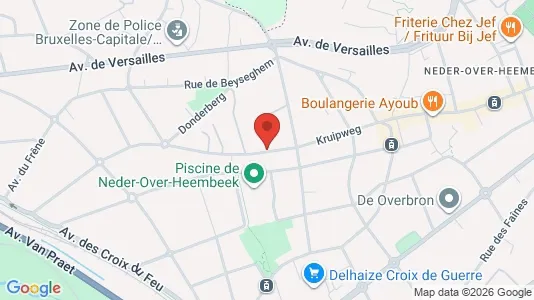 Apartments for rent i Stad Brussel - kort over placeringen