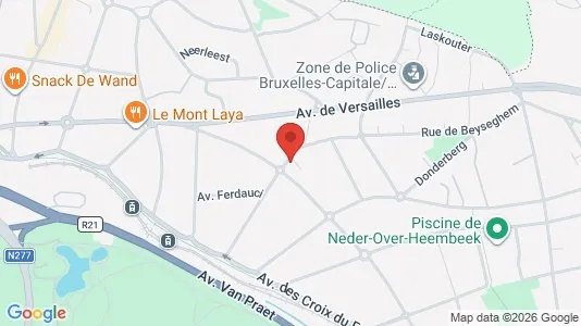 Apartments for rent i Stad Brussel - kort over placeringen
