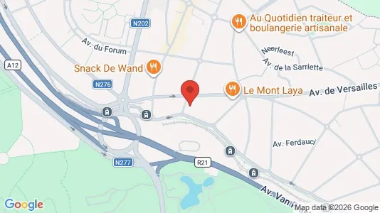 Apartments for rent i Stad Brussel - kort over placeringen