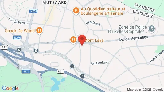 Apartments for rent i Stad Brussel - kort over placeringen