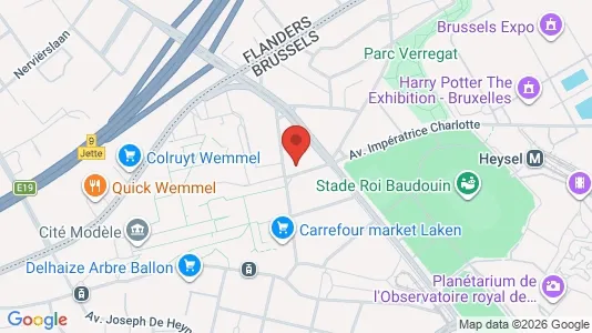 Apartments for rent i Stad Brussel - kort over placeringen