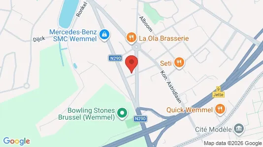 Apartments for rent i Wemmel - kort over placeringen