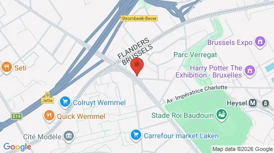 Apartments for rent i Stad Brussel - kort over placeringen