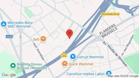 Apartments for rent i Wemmel - kort over placeringen