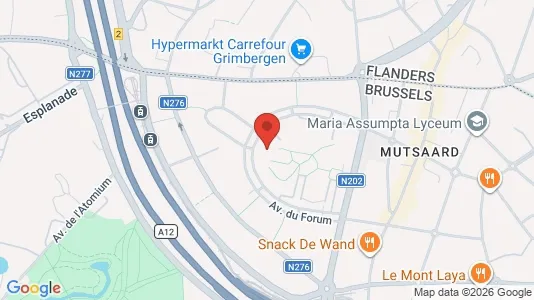 Apartments for rent i Stad Brussel - kort over placeringen