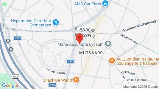 Apartments for rent i Stad Brussel - kort over placeringen
