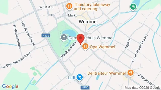 Apartments for rent i Wemmel - kort over placeringen