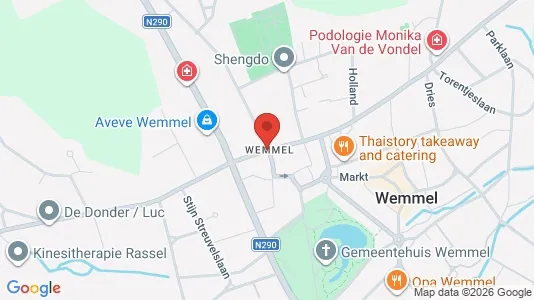 Apartments for rent i Wemmel - kort over placeringen