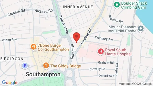 Apartments for rent i Southampton - Hampshire - kort over placeringen