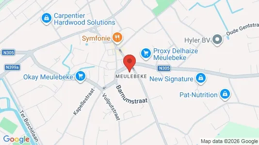 Apartments for rent i Meulebeke - kort over placeringen