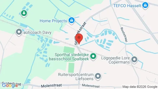 Apartments for rent i Hasselt - kort over placeringen